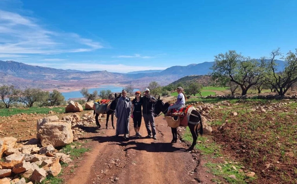 Guided hike through the mountains around Bin El Ouidane