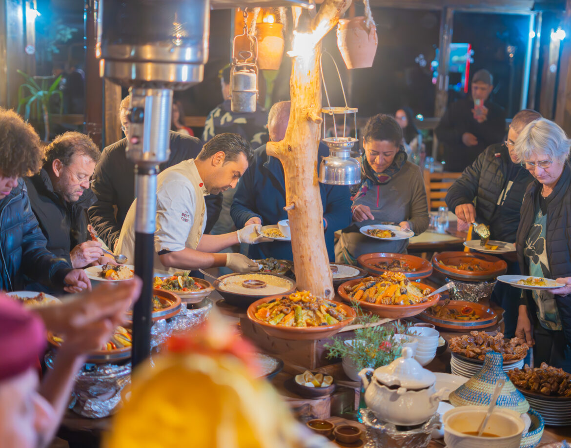 Moroccan culinary workshop at Dar l'Eau Vive guest house, Bin El Ouidane